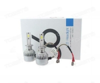 Лампа автомобильная светодиодная LED H3 12V 36W 3800LM C6 (вентилятор)