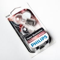 Лампа автомобильная P21/5W 12V (BAY15d) +50% света Vision Plus (блистер 2шт) PHILIPS