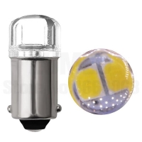 Светодиодная лампа BA9S (T4W) 2835-2SMD-1W (12V) Прозрачный Ceramic
