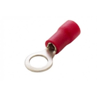 Клемма кольцевая изолированная 3.2мм 0.5-1.5кв.мм (красная)