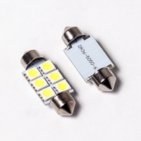 Светодиодная лампа C5W 6SMD (36мм) 12V