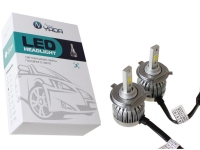Лампа автомобильная светодиодная S-1 LED H4 6500K 25W NordYada (радиатор)