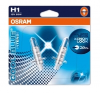 Лампа автомобильная H1 12V 55W (P14,5s) Cool Blue lntens NEXT 5000K +100% (к-т.2шт) OSRAM