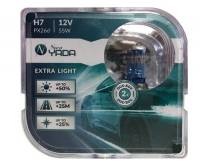 Лампа автомобильная H7 12V 55W (PX26d) Extra Light +50% (к-т.2шт) Nord YADA