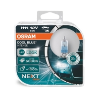 Лампа автомобильная H11 12V 55W (PGJ19-2) Cool Blue Intens 5000K+100% (к-т.2шт) OSRAM