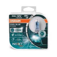 Лампа автомобильная H4 12V 60/55W (P43t) Cool Blue Intens NEXT 5000K +100% (к-т.2шт) OSRAM