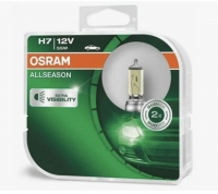 Лампа автомобильная H7 12V 55W (PX26d ) AllSeason (к-т.2шт) OSRAM