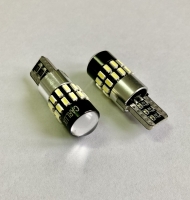 Светодиодная лампа T10-30SMD (12-24V) Линза Canbus  Биполярная