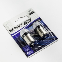 Лампа автомобильная R5W 12V 0.8W (BA15s) 6000K LED technology (Блистер 2шт) NEOLUX