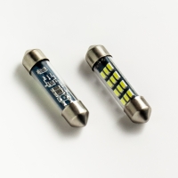 Светодиодная лампа C5W 12SMD (36мм) 12V Безполярная (Колба)