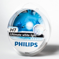 Лампа автомобильная H7 12V 55W (PX26d) Diamond Vision 5000К (к-т.2шт) PHILIPS