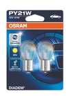 Лампа автомобильная PY21W 12V (BAU15s) DIADEM (Блистер 2шт) OSRAM